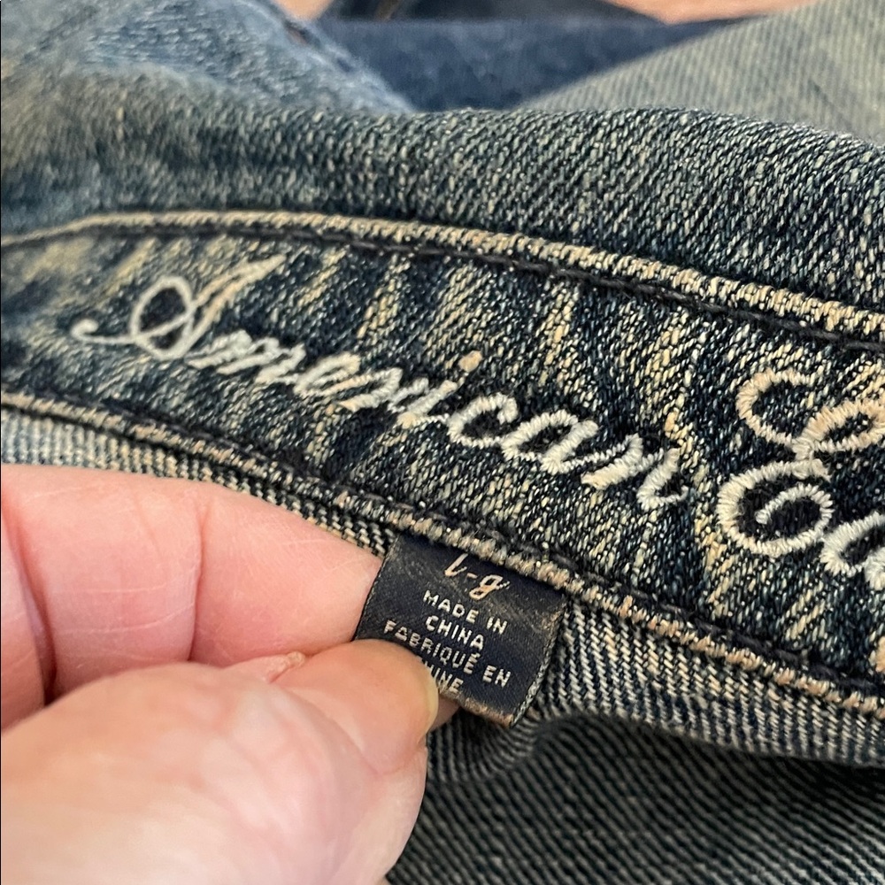 American Eagle Outfitters Blue Denim Vest - Picture 9 of 12
